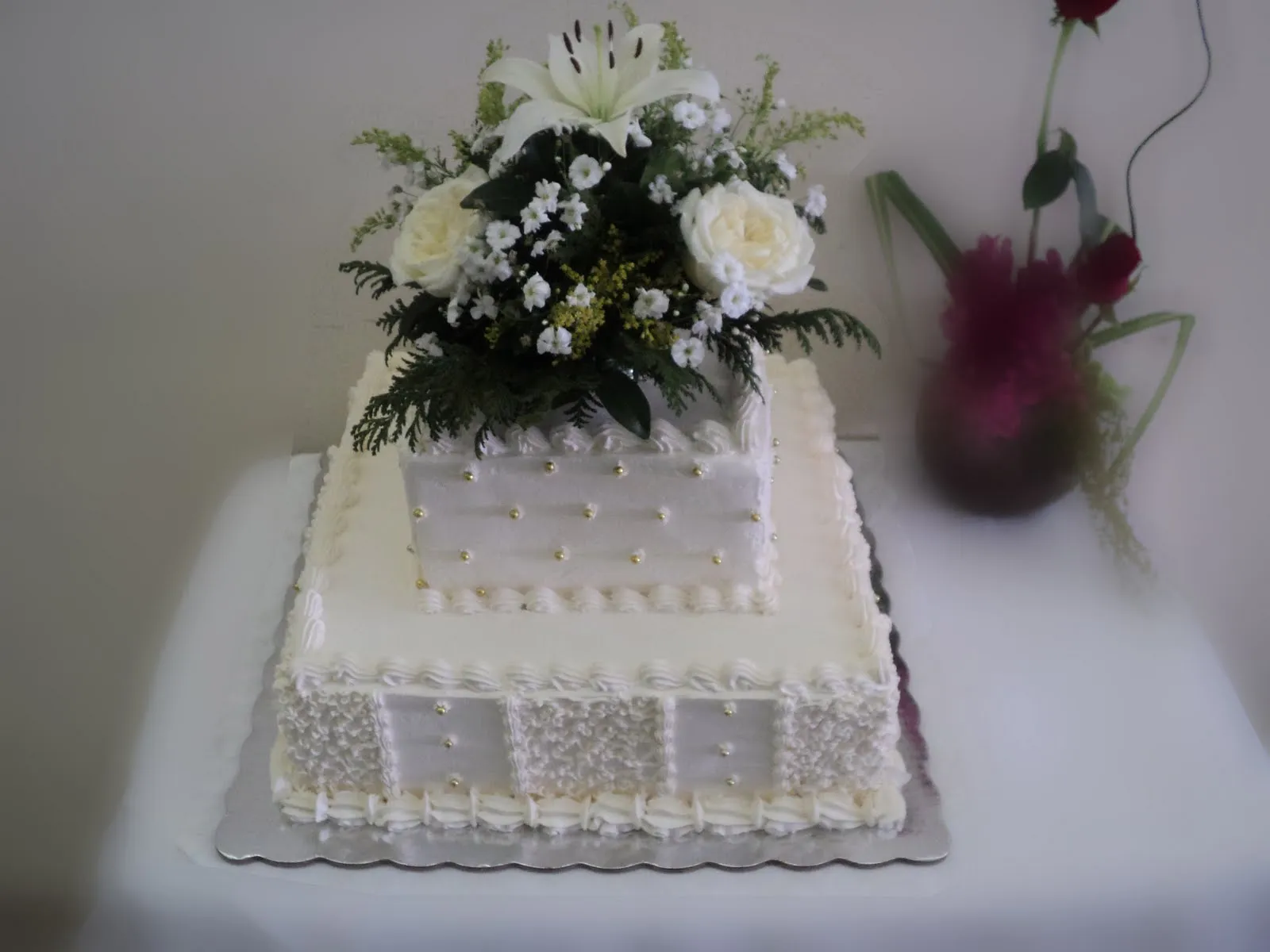 pastel boda blanco Pasteles blancos para bodas