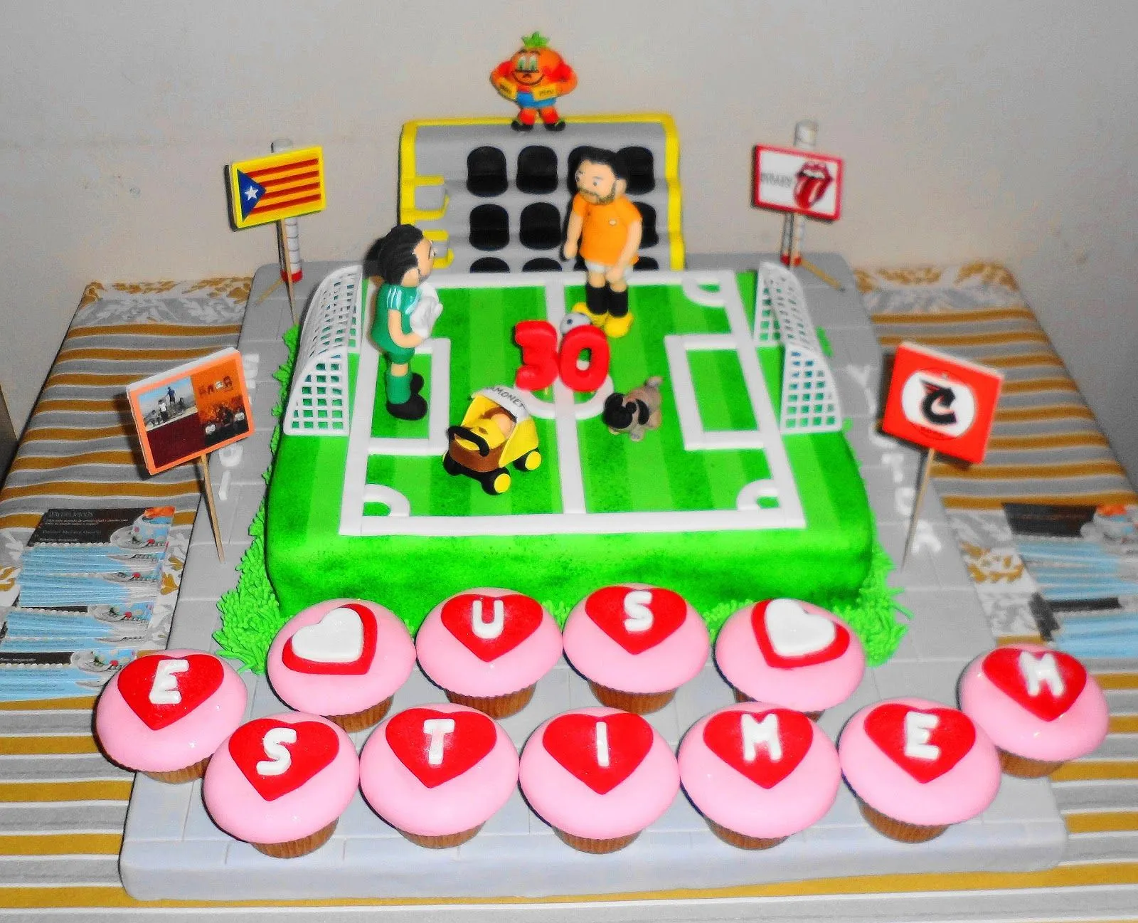 PASTEL CAMPO DE FUTBOL SERGI - VICTOR | DAyDELICIOUS