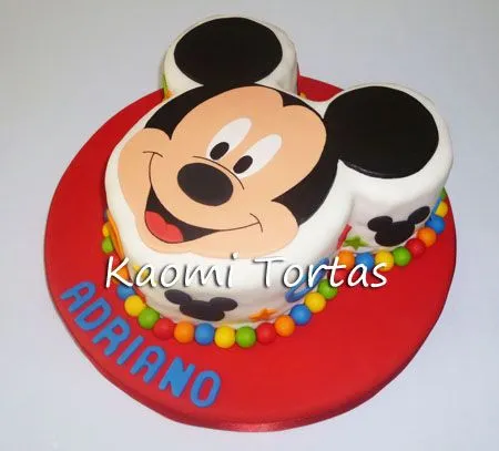 Pastel cara de mickey mouse - Imagui