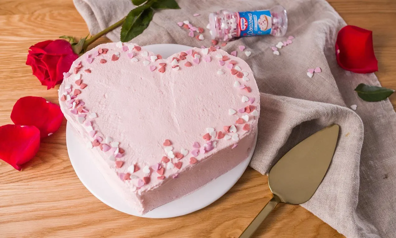 Pastel de Corazón Receta | Dr. Oetker