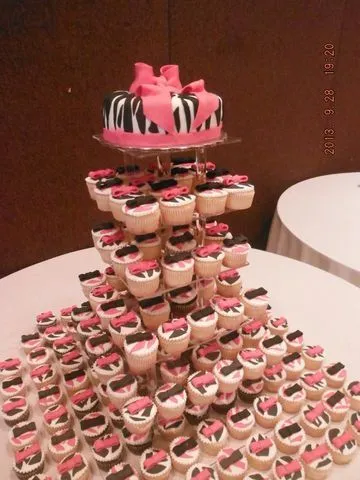 Pastel y cupcakes XV años animal print | XV | Pinterest | Pastel ...