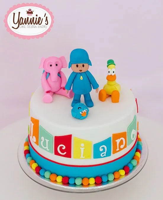 Pasteles de Pocoyo fondant - Imagui