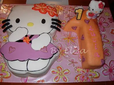 Pastel Hello Kitty 1er añito | Tartas que enamoran!! 