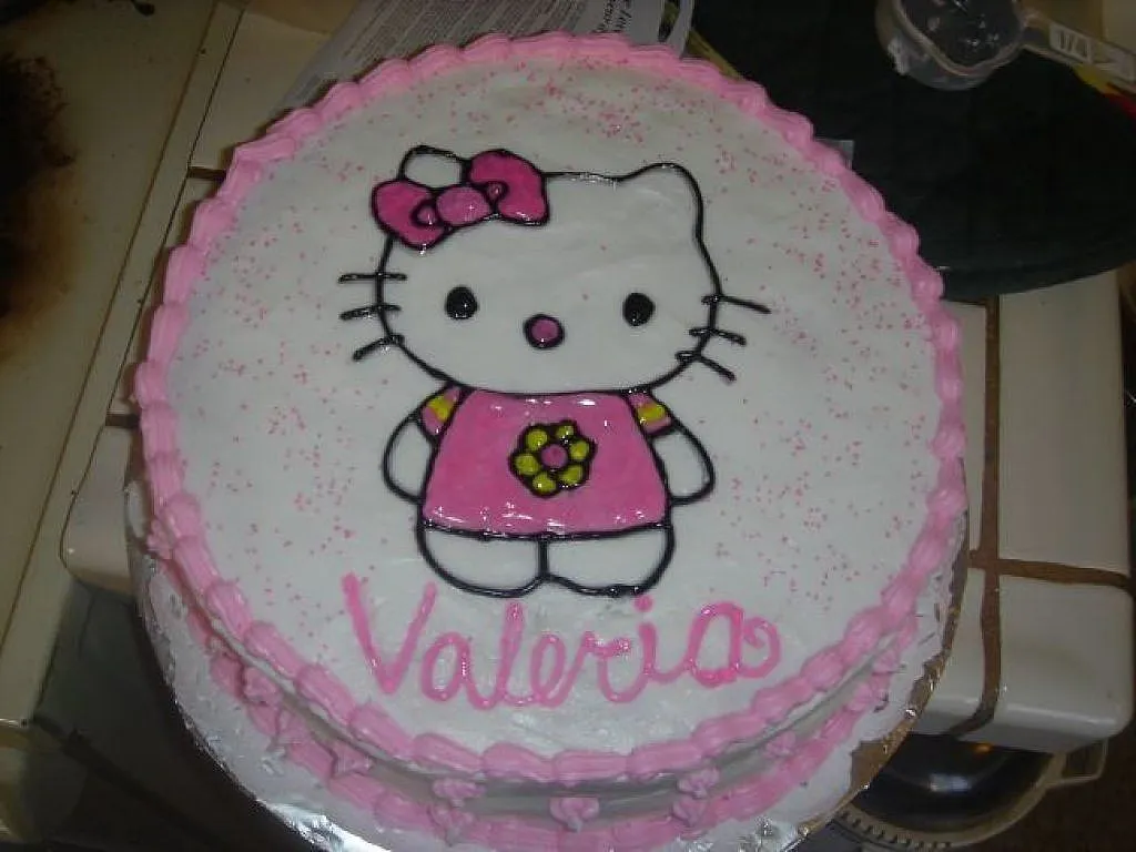 pastel hello kitty | Cocinar en casa es facilisimo.