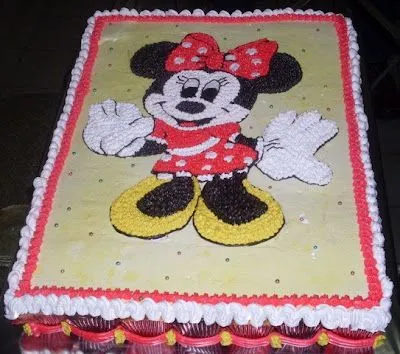 Pastel de minnie - Pasteles D'