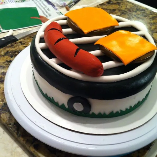 Pastel Día del Padre "Asador" | Pasteles Fondant | Pinterest