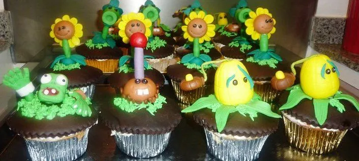 Pastel de plantas vs. zombies | La Guarida Geek