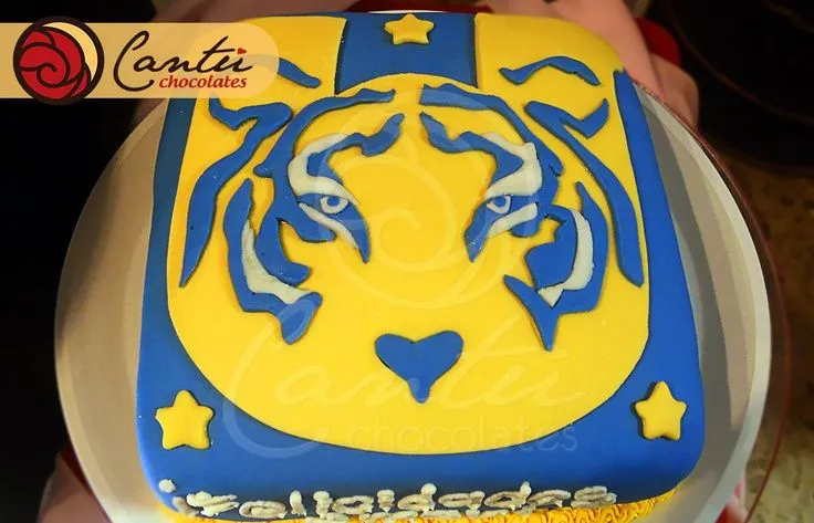 UANL Tigres bday cake | pastel | Pinterest