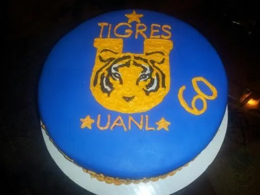 UANL Tigres bday cake | pastel | Pinterest