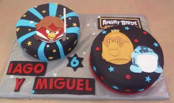 Torta Angry Birds star wars - Imagui