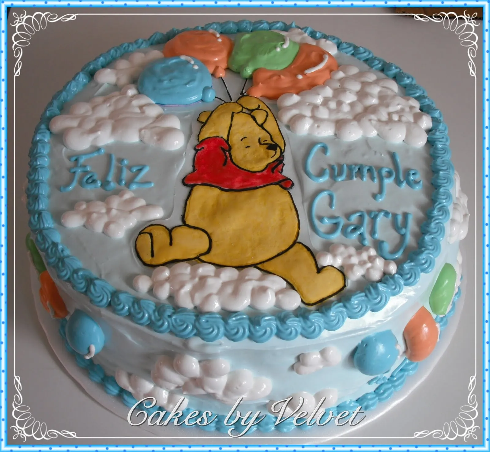 Pasteles Aterciopelados: Winnie The Pooh