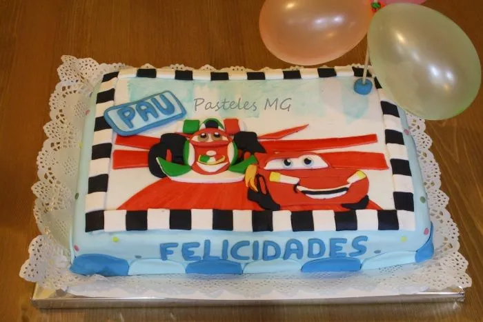 Pasteles de cars - Imagui