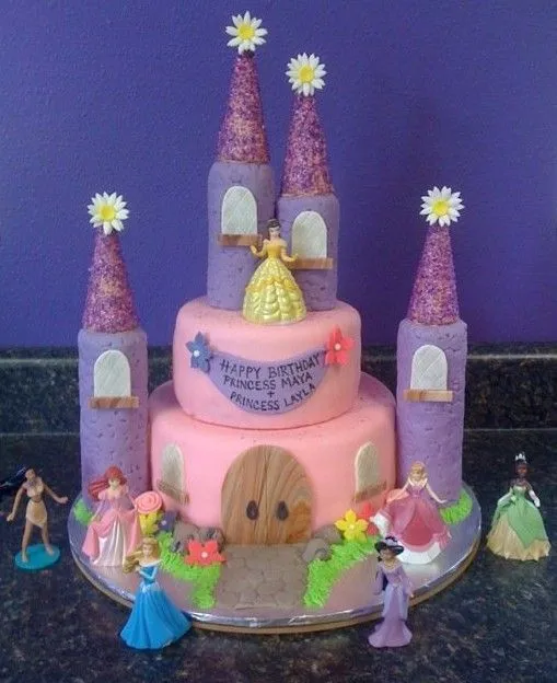 Pasteles de castillos de princesas - Imagui