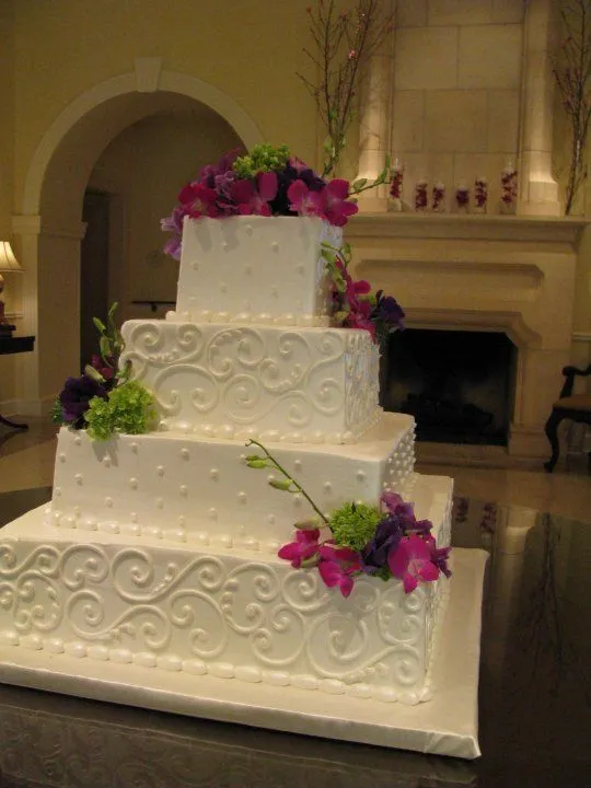 pasteles de fondant para boda - Buscar con Google | Cosas que ...