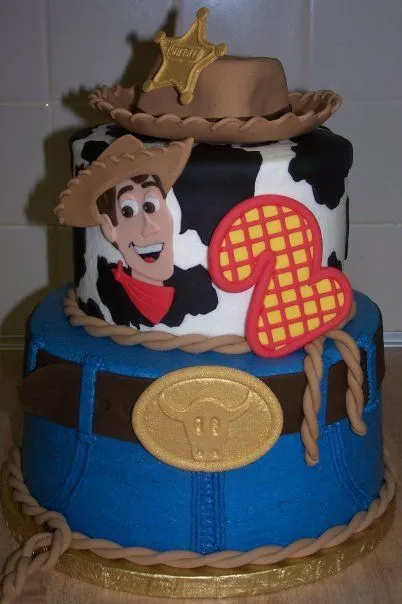 Pasteles de fondant de woody - Imagui