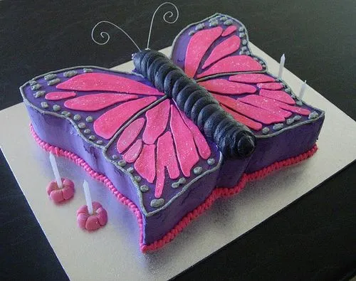 Pasteles de mariposa - Imagui