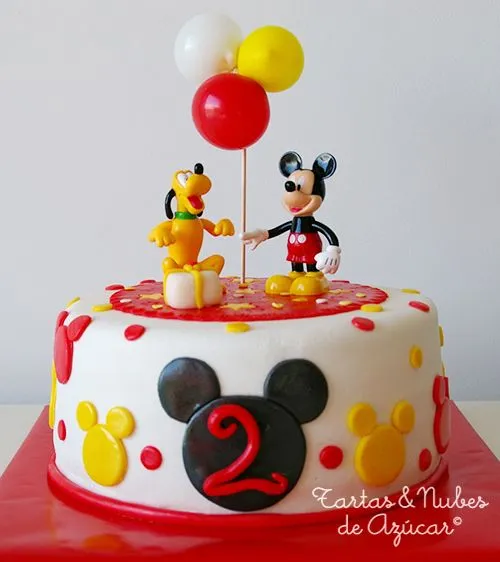 Tarta Mickey Mouse | tartas y nubes de azúcar