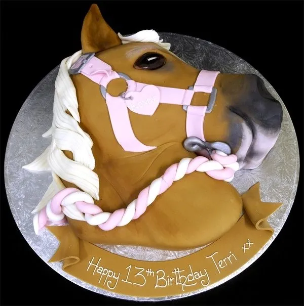 Pasteles on Pinterest | 36 Photos on horse cake, peanut butter cups a…