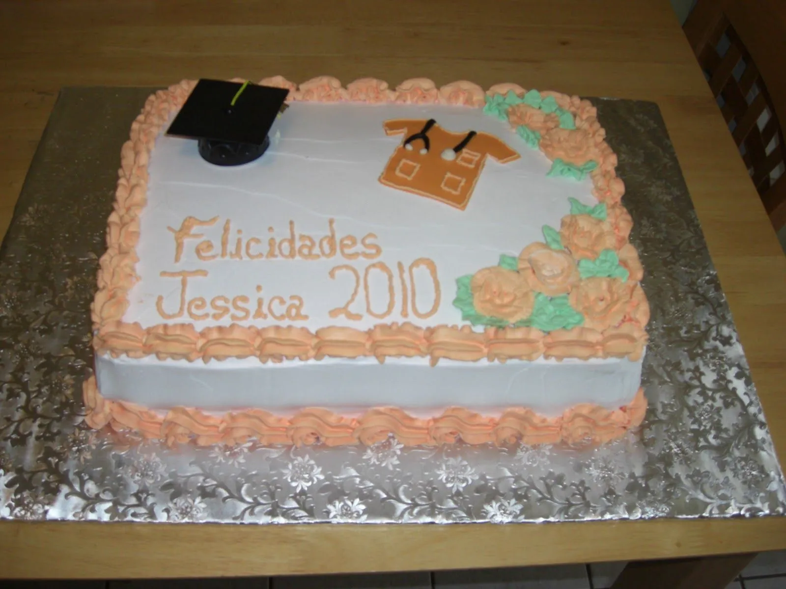 pasteles y postres *Edible Memories*: Pastel de graduacion