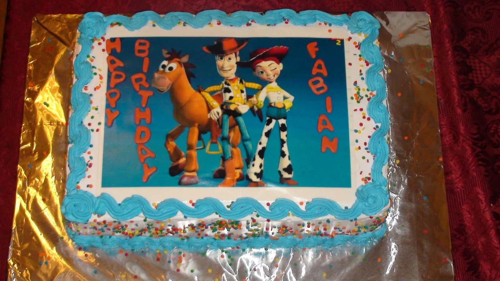 pasteles y postres *Edible Memories*: Toy story