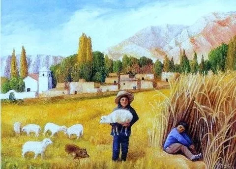 Pastorcitos de Uquía MATIAS del Rey - Artelista.