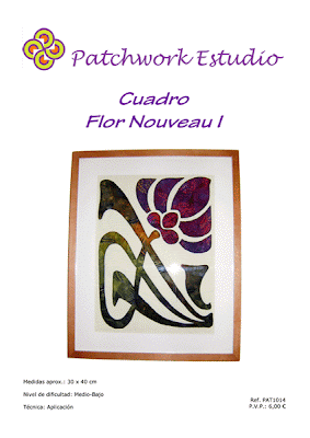 Patchwork Estudio: Patrones Flores Art Nouveau