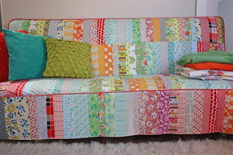 Patchwork Slipcover: A Labor of Love | The Slipcover Maker