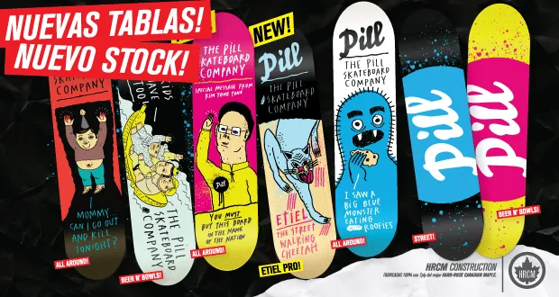 PATINETA Skate » Nuevo stock de tablas y ruedas Pill Spring ...