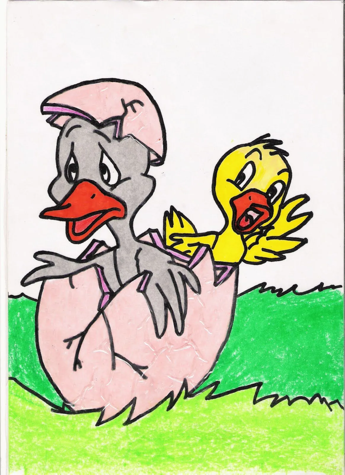 El patito feo dibujos - Imagui