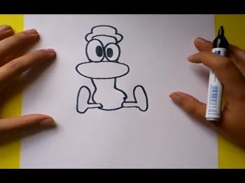 Como dibujar a Pato paso a paso - Pocoyo | How to draw Pato ...