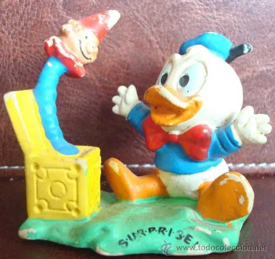 Muñeco de goma Bebe Pato Donald Bully años 80 (Juguetes - Figuras de ...