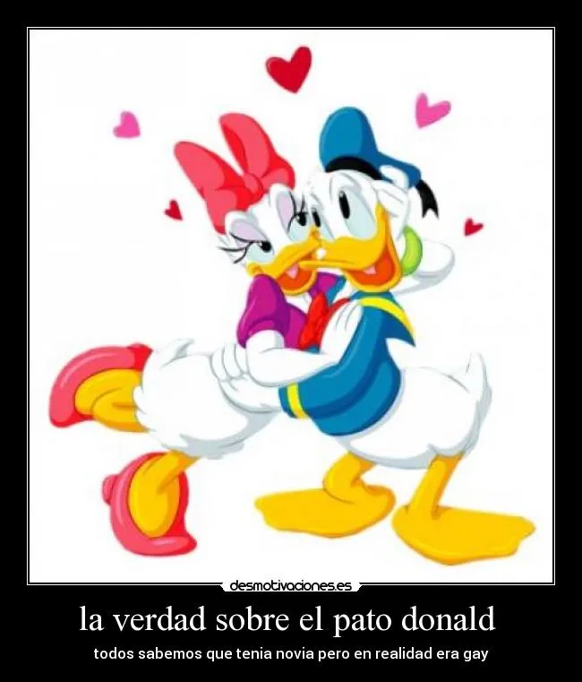 El pato donald y daisy - Imagui