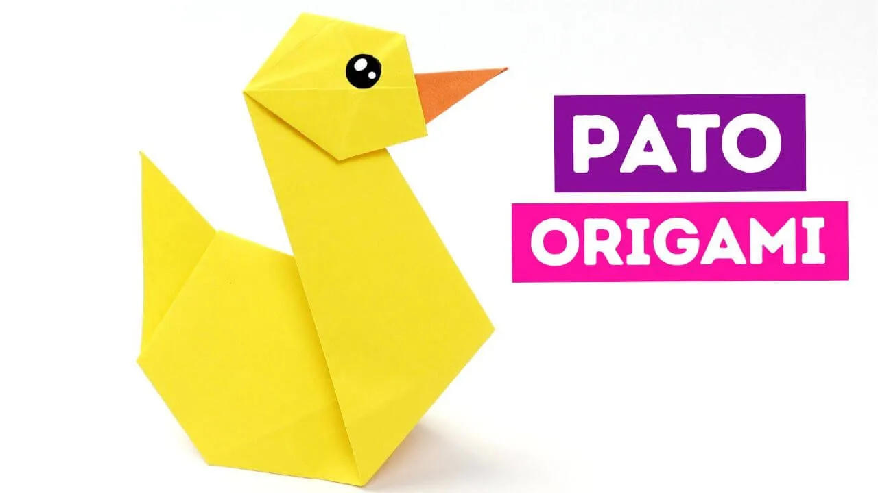 Cómo hacer un PATO de origami paso a paso - Manualidades Play