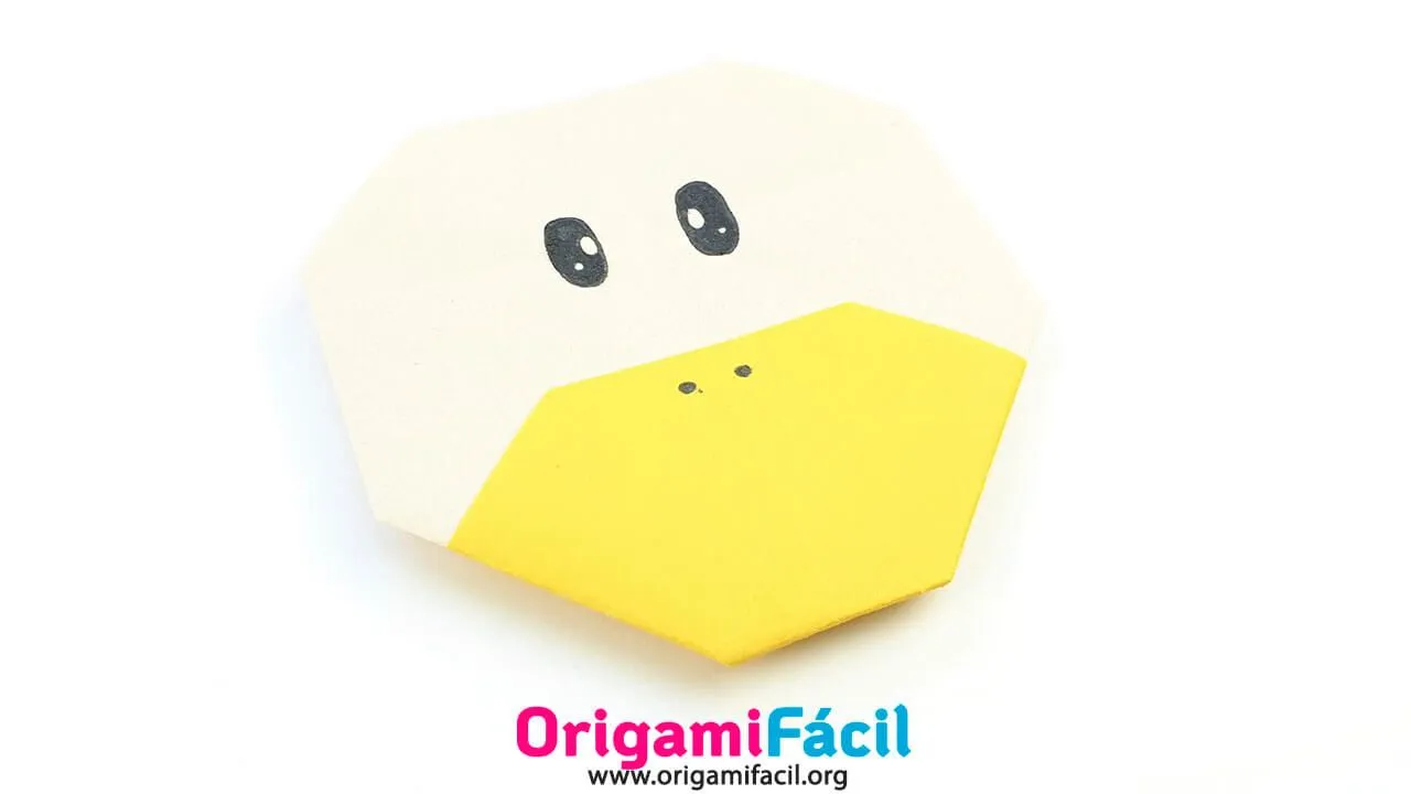 Cómo hacer un PATO de papel fácil - Papiroflexia infantil - Origami Fácil