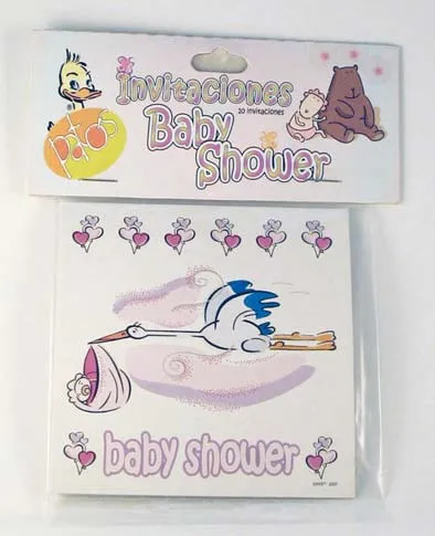 Pato´s: Invitaciones Baby Shower - Cigüeña-