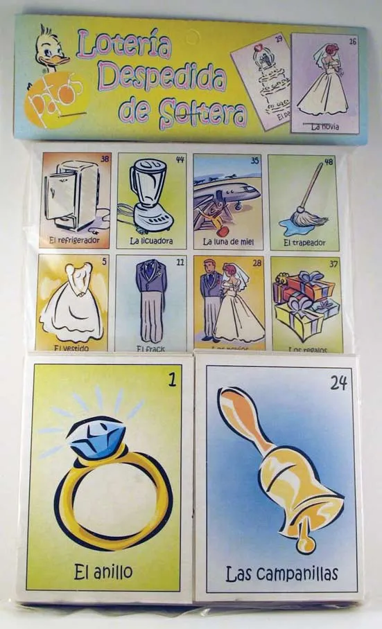 Pato´s: Lotería Despedida de Soltera - Paquete 1