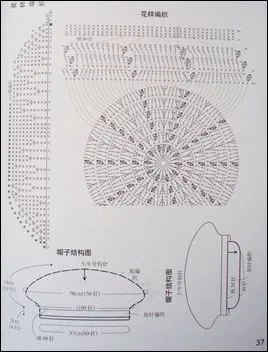 Patrón Boina tejida crochet