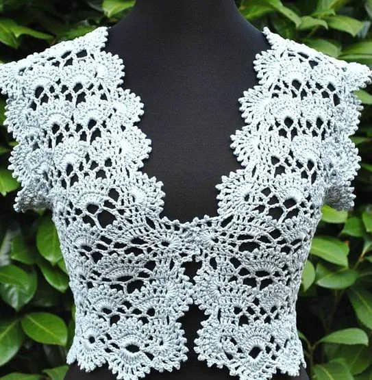 Patron bolero au crochet - Imagui