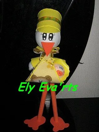 Cigueña de goma eva paso a paso - Imagui