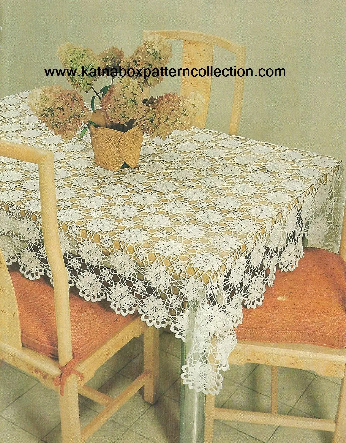 Patrón de crochet Mantel de encaje de la Reina Ana - Etsy México