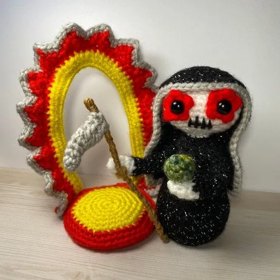 Patrón De Ganchillo Santa Muerte Nuestra Señora de la Santa - Etsy México