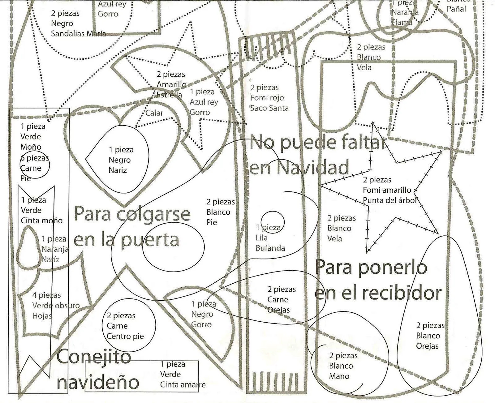 Patrones 3d | El Rinconcito de las Manualidades de Rosi