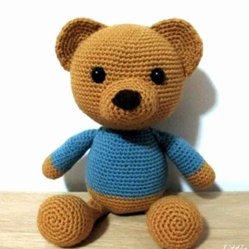 Patrones Amigurumi: Osito de peluche a crochet