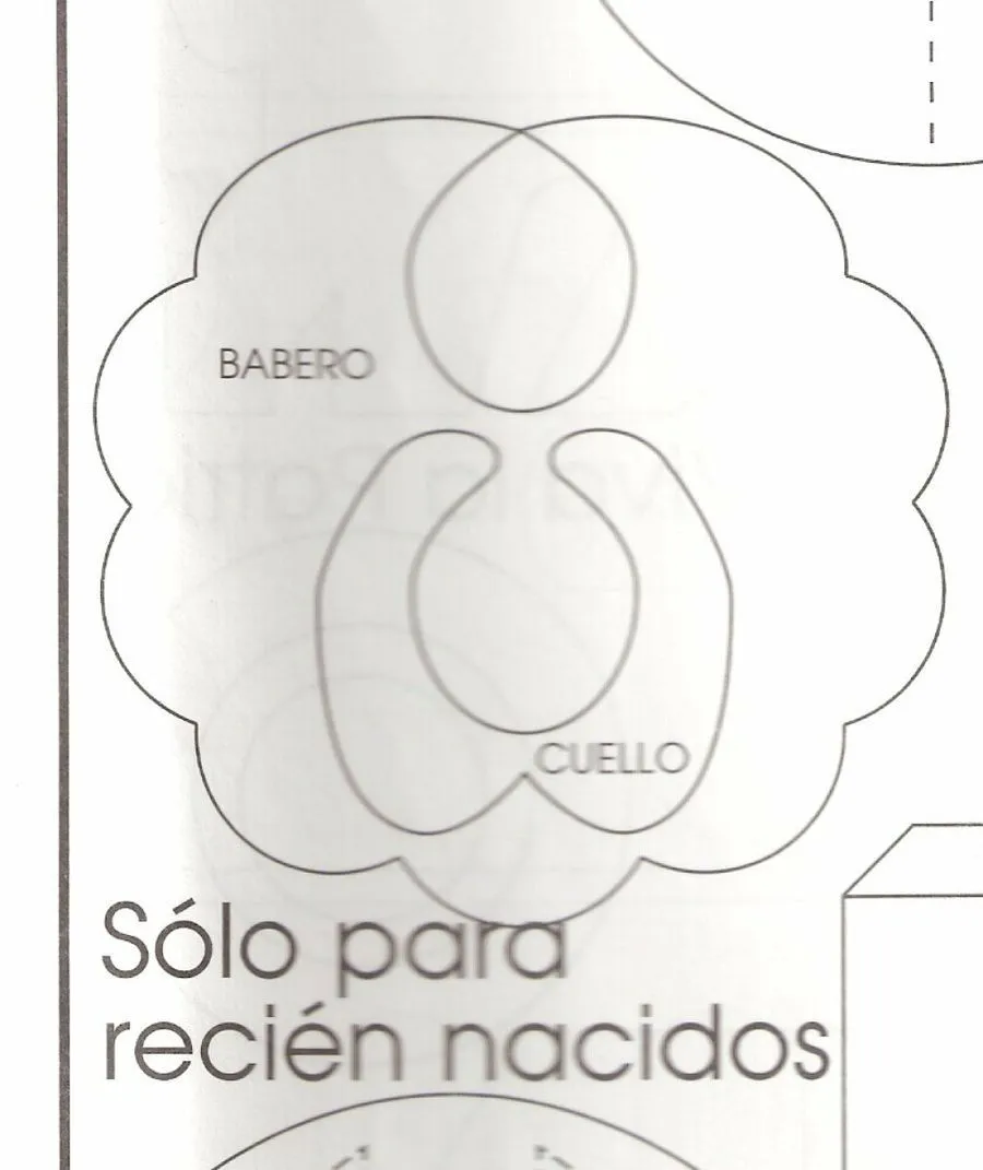 diferentes patrones de baberos | Manualidades