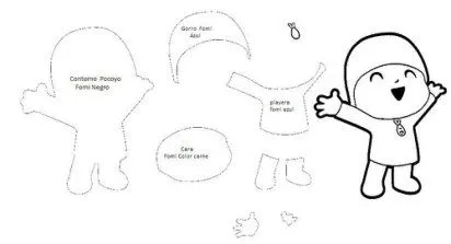 PATRONES BROCHES FIELTRO | Aprender manualidades es facilisimo.com ...