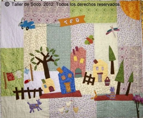 Patrones colchas infantiles patchwork gratis - Imagui