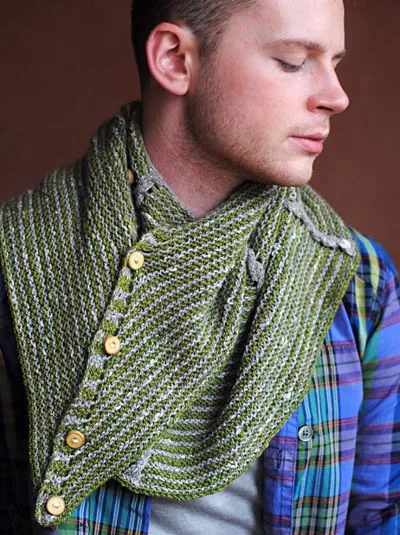 Patrones Crochet: Bufanda-Cuellos de Crochet para Hombres