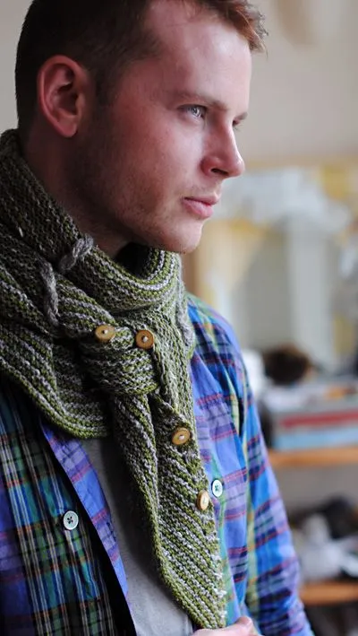 Patrones Crochet: Bufanda-Cuellos de Crochet para Hombres