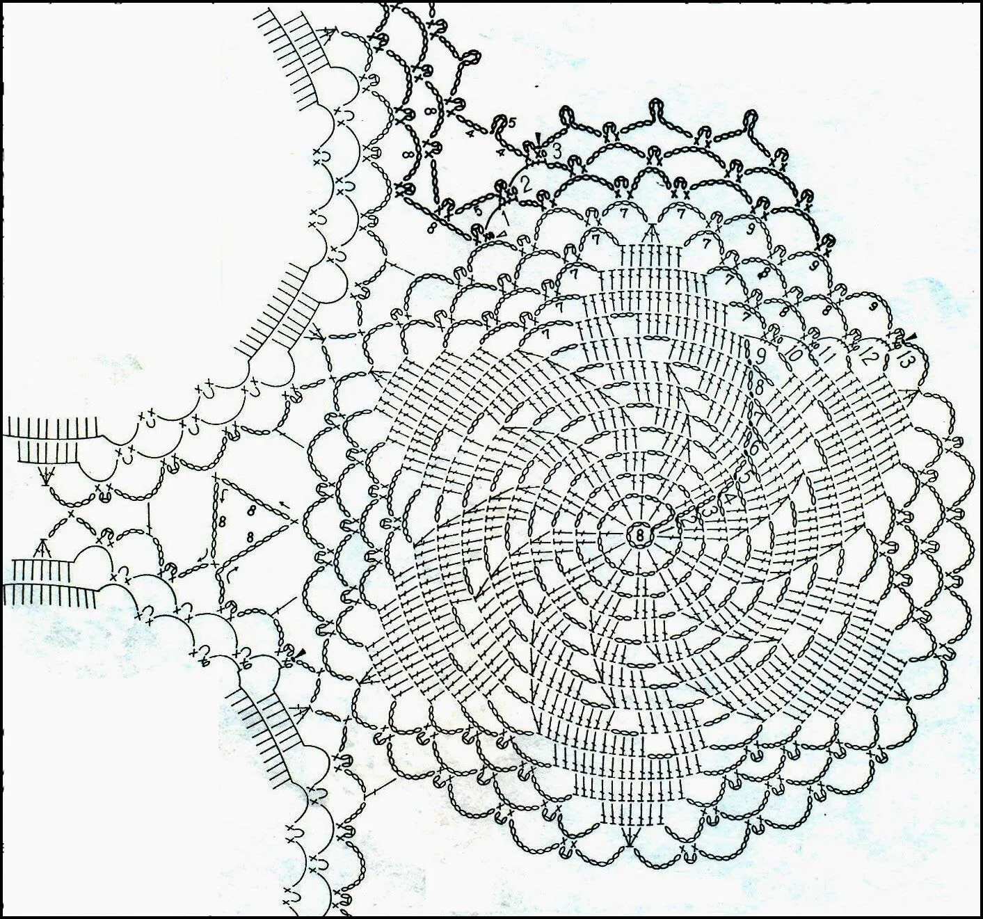 PATRONES - CROCHET - GANCHILLO - GRAFICOS: enero 2014