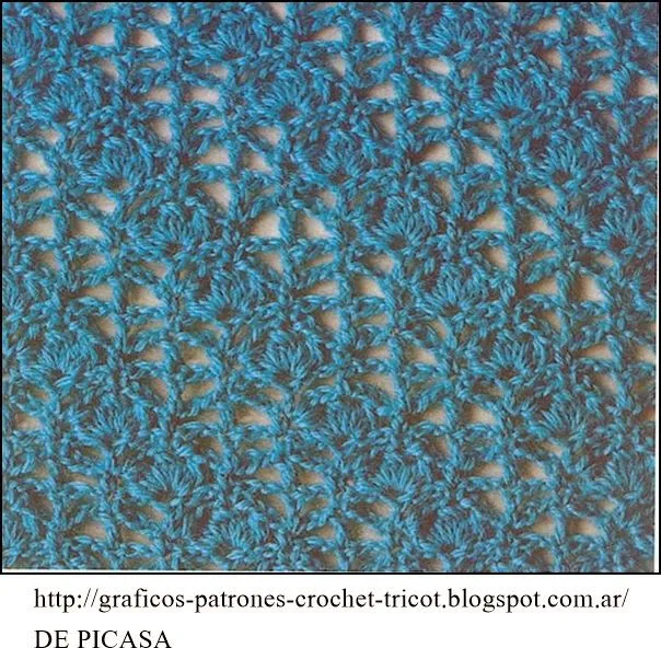 PATRONES - CROCHET - GANCHILLO - GRAFICOS: PUNTOS Y PUNTILLAS PARA ...